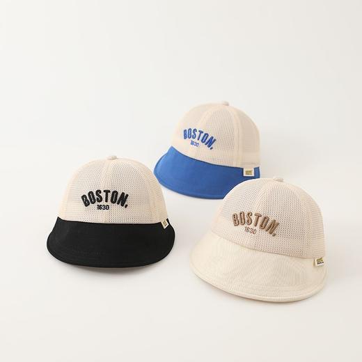 宝宝防晒遮阳帽儿童帽子夏季网眼大帽檐鸭舌帽遮阳帽出游防晒帽潮聚 商品图6