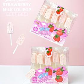 煌记 跳跳奶棒糖（草莓味）100g