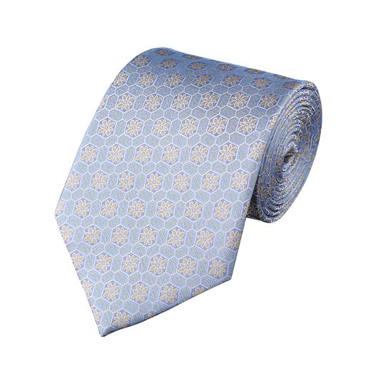 SAINTJOY/上久楷 宋锦领带 S纹 淡蓝LD15602-1 商品图0