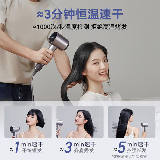 心选丨【官方自营】大宇高速吹风机2亿负离子护发低噪速干电吹风礼盒 商品图1