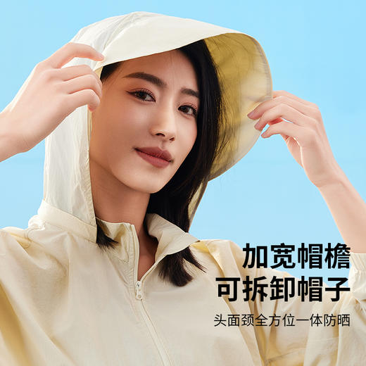 I'd爱帝情侣款凉感宽松户外防晒衣宽松版型加宽帽檐 商品图5