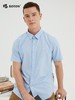 波顿短袖格子衬衫男夏装商务休闲衬衣百搭宽松半袖上衣MS880222 商品缩略图2