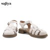 Safiya/索菲娅2025 夏新款休闲镂空复古平底罗马凉鞋 SF42115085/SFD2115085 商品缩略图2