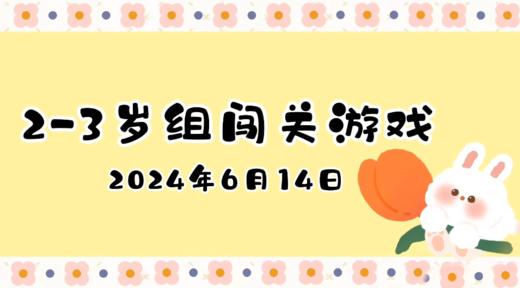 2024.6.14 2-3岁组亲子闯关游戏 商品图0