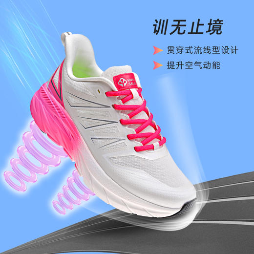 【168秒杀】萨拉曼运动休闲情侣缓震轻便软底舒适回弹轻质综合训练鞋SLM97056 商品图2