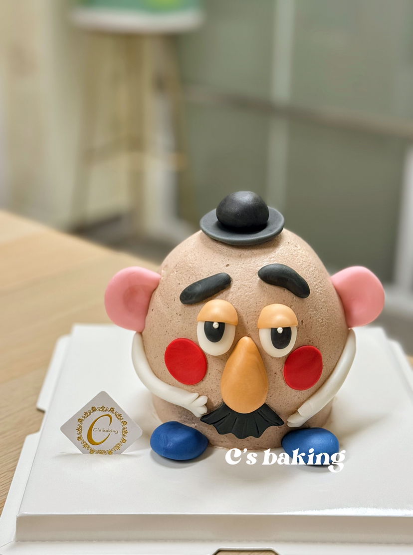 （异形4寸）玩具总动员立体薯蛋头先生/土豆先生 忌廉蛋糕【半翻糖蛋糕需提前2天预订】（默认自提，收费配送请联系客服）