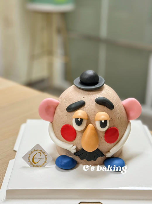 （异形4寸）玩具总动员立体薯蛋头先生/土豆先生 忌廉蛋糕【半翻糖蛋糕需提前2天预订】（默认自提，收费配送请联系客服） 商品图0