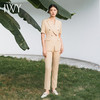 IWY/短袖卡其色西装套装女夏季薄款美容院前台接待工作服气质干练正装CP11252 商品缩略图5