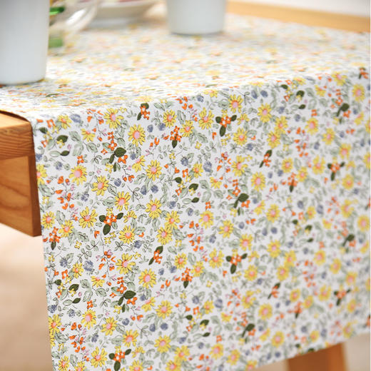 洋甘菊之夏系列茶旗轻奢高端桌旗茶几田园复古 商品图1