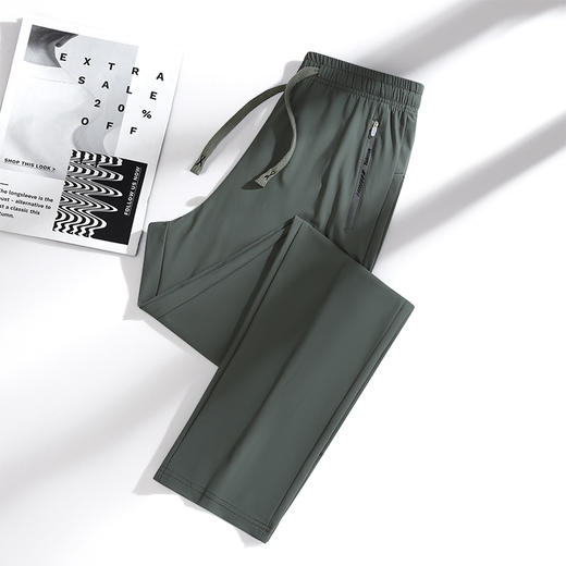 夏季【冰丝防晒裤】新款彩虹运动休闲裤 宽松透气直筒束脚男速干裤  商品图10