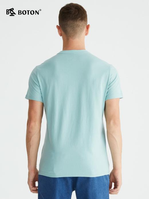 波顿短袖高端t恤男士衫美式半袖潮牌大码纯棉圆领体恤MT909222 商品图4