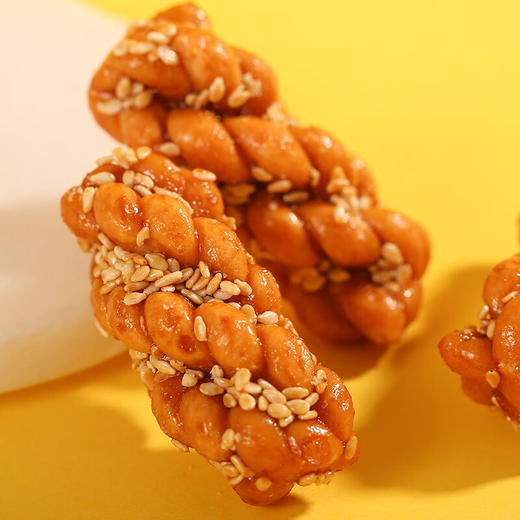 黄老五 休闲零食小麻花酥麻花碎 四川特产解馋小麻花 麻花酥原味408g 商品图1