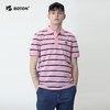 波顿夏季条纹短袖Polo衫男士纯棉翻领高端品质潮流t恤MT658220 商品缩略图5