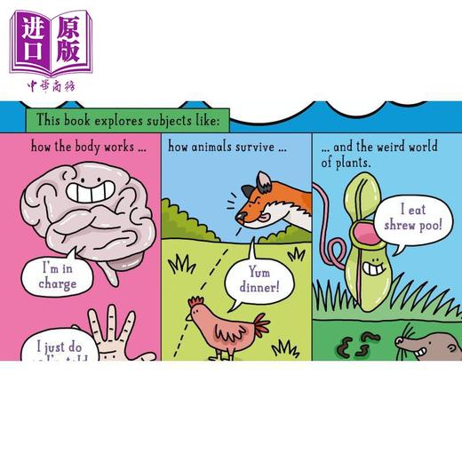 漫画科学 4册套装Comic Strip Science Physics\ Earth and Space\Biology\Chemistry packs物理生物化学地球太空 商品图2