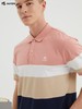 波顿男装夏季条纹polo衫男短袖潮牌宽松潮流百搭时尚拼色t恤上衣MT896222 商品缩略图2