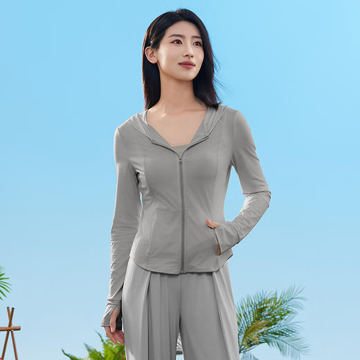 I'd爱帝超薄修身显瘦运动户外凉感速干防晒衣 商品图9