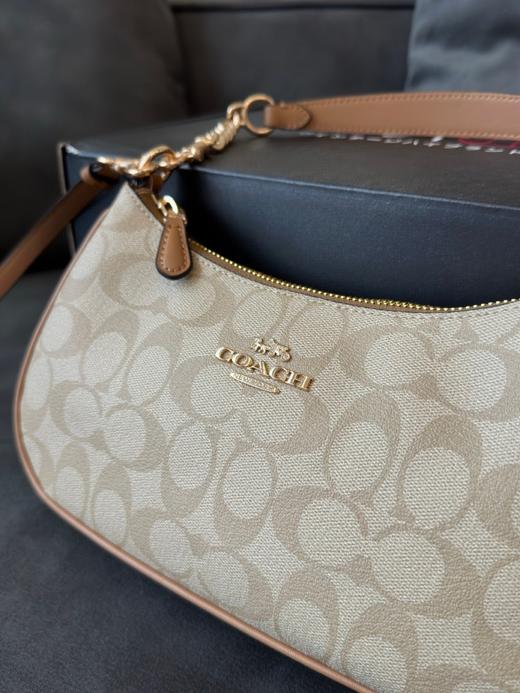 蔻家女包2024新款teri奶茶半月包单肩斜挎手提包腋下包 商品图2