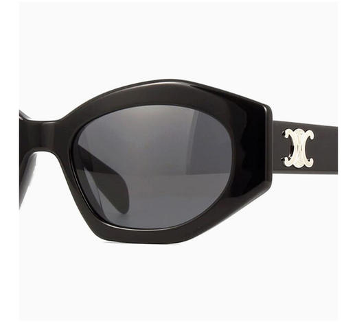 CELINE 黑色女士圆形太阳镜 商品图3