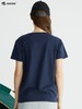 波顿短袖t恤女宝蓝夏季宽松百搭圆领设计感上衣LT276222 商品缩略图4