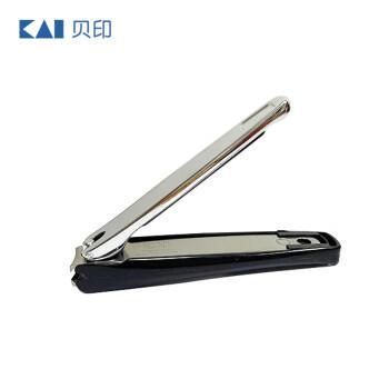 貝印（KAI）日本进口中号全钢指甲钳/指甲刀剪（防飞溅） M号 商品图1