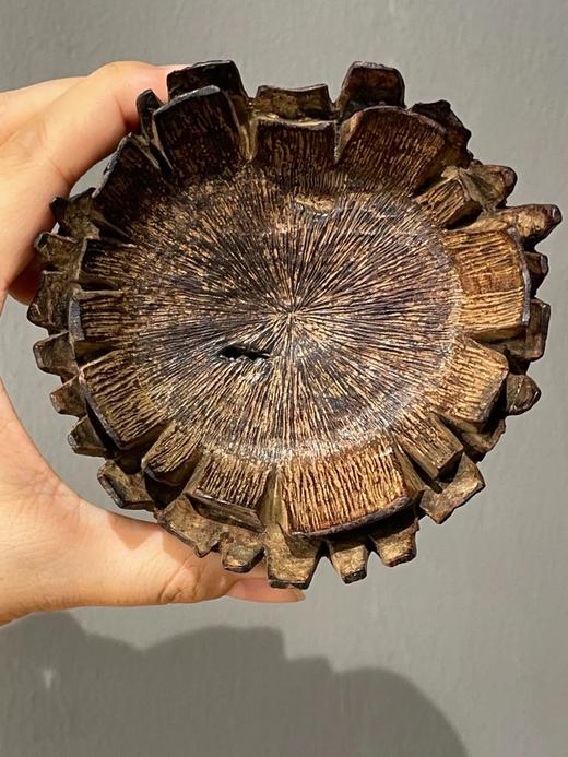 小叶紫檀镂雕竹节型底座，顺丰包邮 商品图6