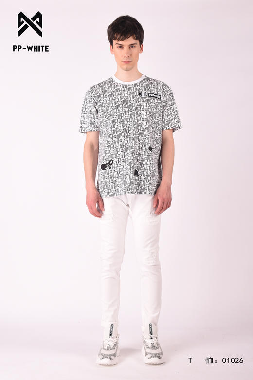 PP-WHITE 【T恤】 WTD052201149 商品图1