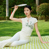 IYOGA  2024 新款改良新中式国风短袖上衣女T069 商品缩略图2