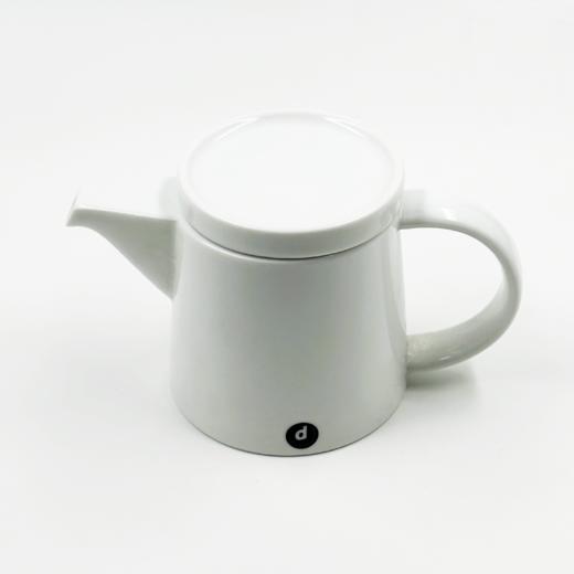白山陶器茶壶 高款 白色 商品图0