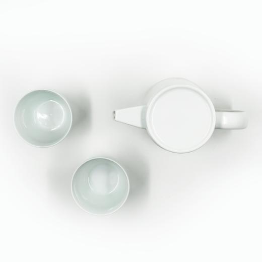 白山陶器茶壶 高款 白色 商品图3
