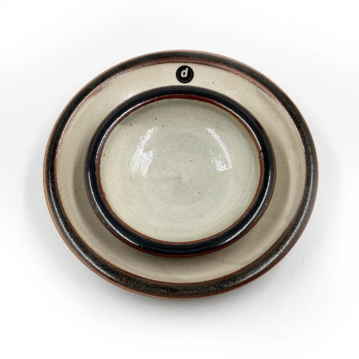 太田哲三窑 皮皮鲸纹碟 白色 商品图0