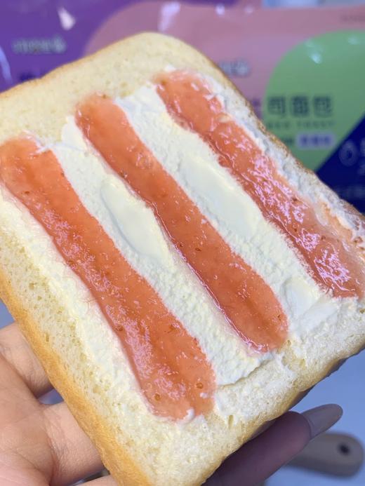 👉【叮咚熊新品奶盖吐司面包】可以吃的奶盖 真蓝莓/草莓果酱🥭添加✨终于，面包居然也有奶盖系列了 商品图6