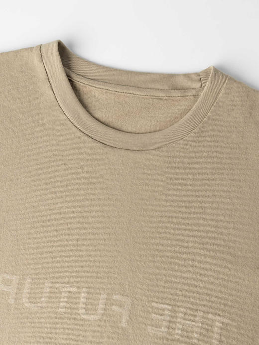 COCO ZONE 夏季简约字母短袖T恤时尚圆领休闲上衣CC1B1483 商品图4