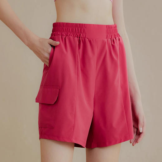 【限时秒】YOGACODE【火树银花系列】2024 运动短裤女春夏新款宽松休闲五分瑜伽裤DSS762 商品图4