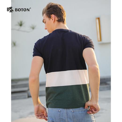 【第2件半价！尾货清仓不退换】波顿_Boton夏季圆领短袖条纹T恤MT820218 商品图3