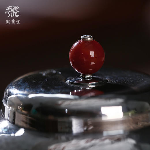 鹤鼎堂闻天系列言归急须槌目纹（银色）（缺货） 商品图3