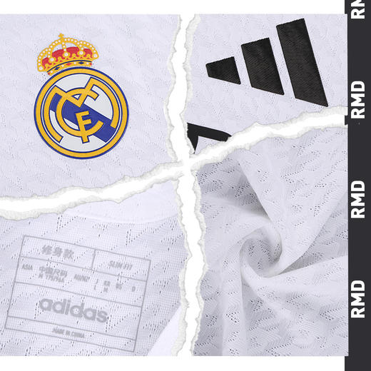 小李子ADIDAS阿迪达斯24/25赛季皇马主场球员版球衣短袖成人男IX8095 商品图2