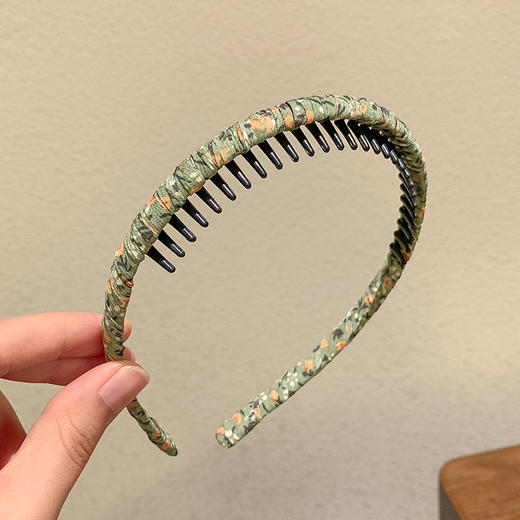 【儿童发箍简约，带齿防脱落~】碎花齿轮碎花发箍，压发防滑发饰，女童发卡，韩国公主头箍，可爱公主甜美不伤头，头箍头饰-QQ 商品图13