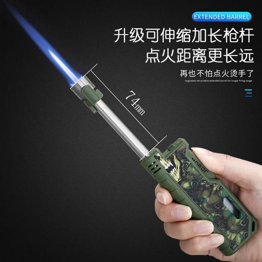 JOBON/户外露营高颜值可伸缩复古点火枪新款窗厨用防风充气打火机 商品图1