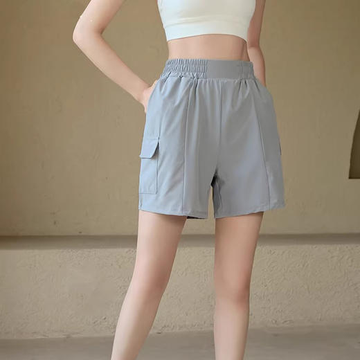 【限时秒】YOGACODE【火树银花系列】2024 运动短裤女春夏新款宽松休闲五分瑜伽裤DSS762 商品图2