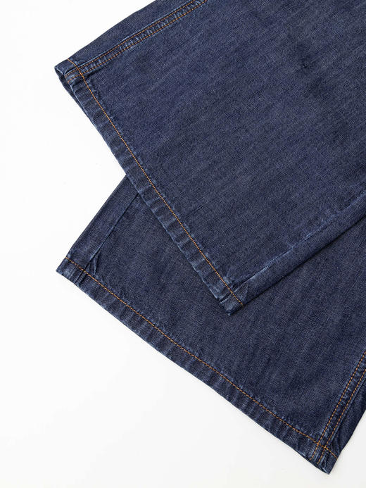 COCO ZONE 2024"薄牛“夏季时尚单排扣设计牛仔裤气质百搭长裤CC1B0735 商品图7