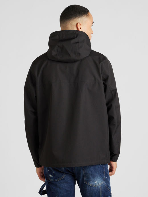 2024新款 男防风防水徒步连帽宽松冲锋款软壳夹克外套 T-1217 商品图3