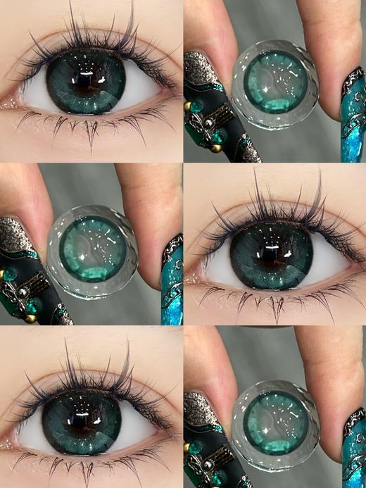 jelly doll日抛美瞳 绿魔鬼 14.5mm 商品图0