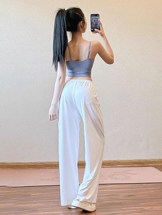 跃牌【周游世界系列】凉感冰丝防晒裤女宽松跑步长裤垂感透气健身户外运动裤新款夏PT2368 商品图2