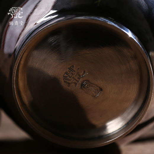 鹤鼎堂闻天系列吉日茶人款急须镜面（银色）（缺货） 商品图3