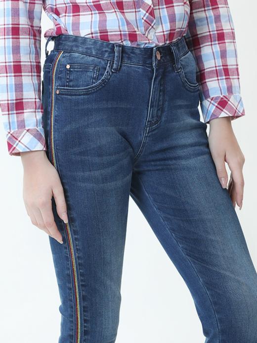 波顿紧身牛仔裤女士年夏季薄款显瘦百搭潮品牌高端长裤子LF605220 商品图2