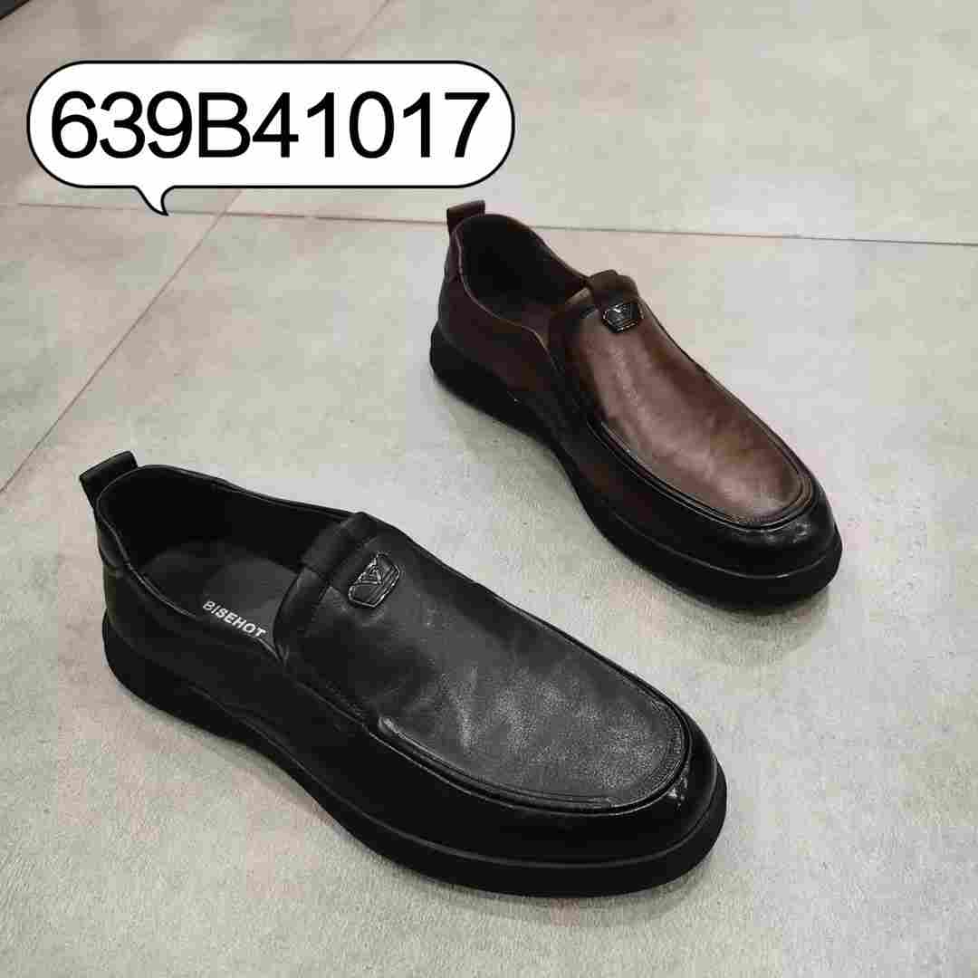 新品男士牛皮舒适639B41017（W）