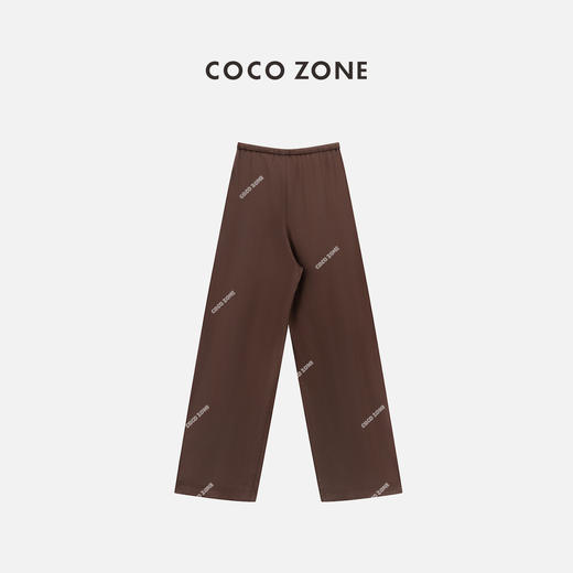COCO ZONE 夏季抽绳松紧腰休闲裤复古百搭直筒裤CC1B1200 商品图1