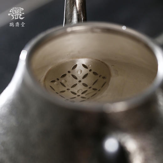 鹤鼎堂闻天系列思亭急须麻纹（银色）（缺货） 商品图3