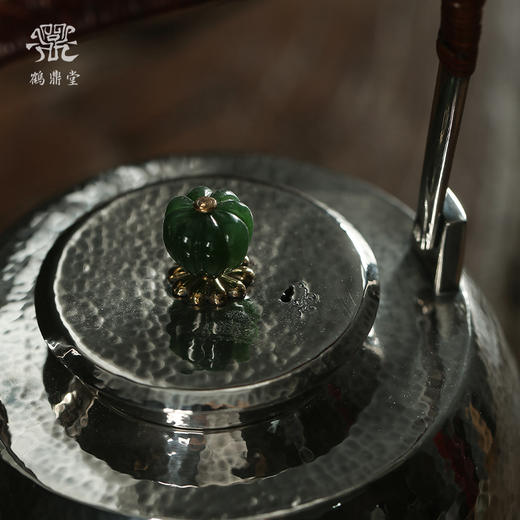 鹤鼎堂闻天系列朝夕汤沸錾刻流远屯美（银色）（缺货） 商品图2