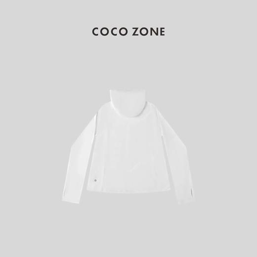 COCO ZONE 夏季纯色修身连帽拉链女外套 23C29312 商品图1